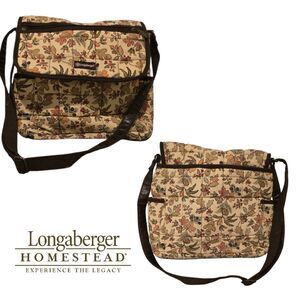 Longaberger Shoulder Crossbody Messenger Laptop Travel Diaper Bag